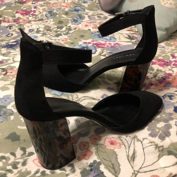 new look tortoiseshell heels